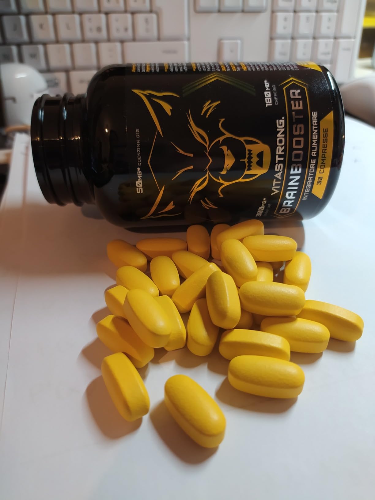 Vitastrong Mémoire Brainbooster nootropique 30 comprimés caféine