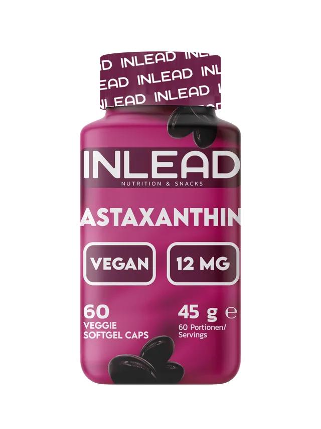 Inlead Astaxanthin antioxydant vegan vitamine E 60 gélules
