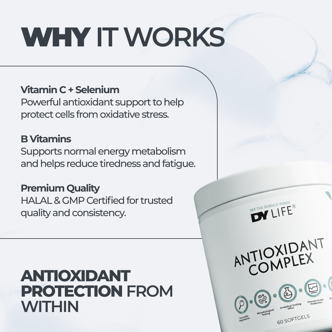DY Life Antioxidant Complex gélules 60 softgels antioxydant