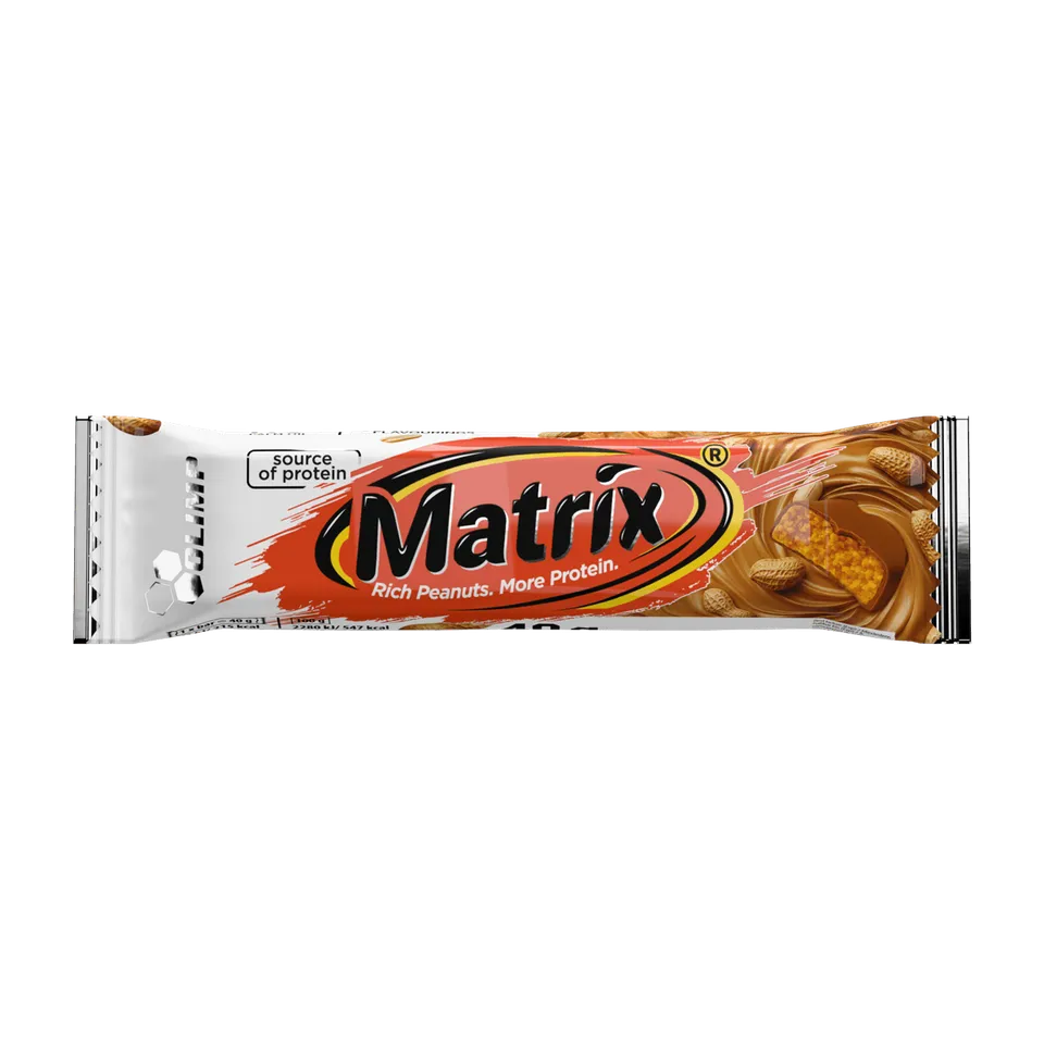 Olimp Matrix barre protéinée 40 g cacahuète chocolat au lait