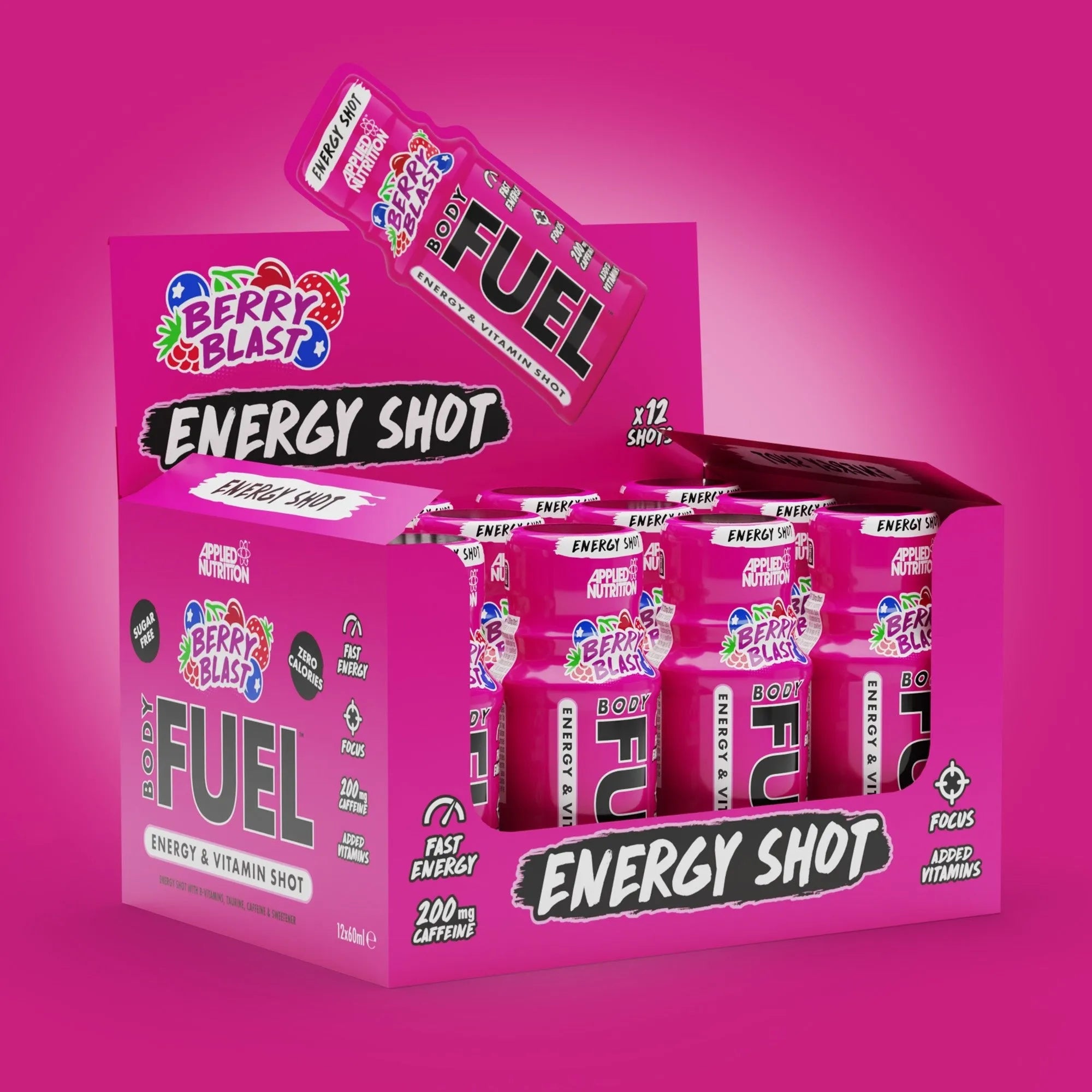 Applied Nutrition BodyFuel Energy Shots orange pack 12
