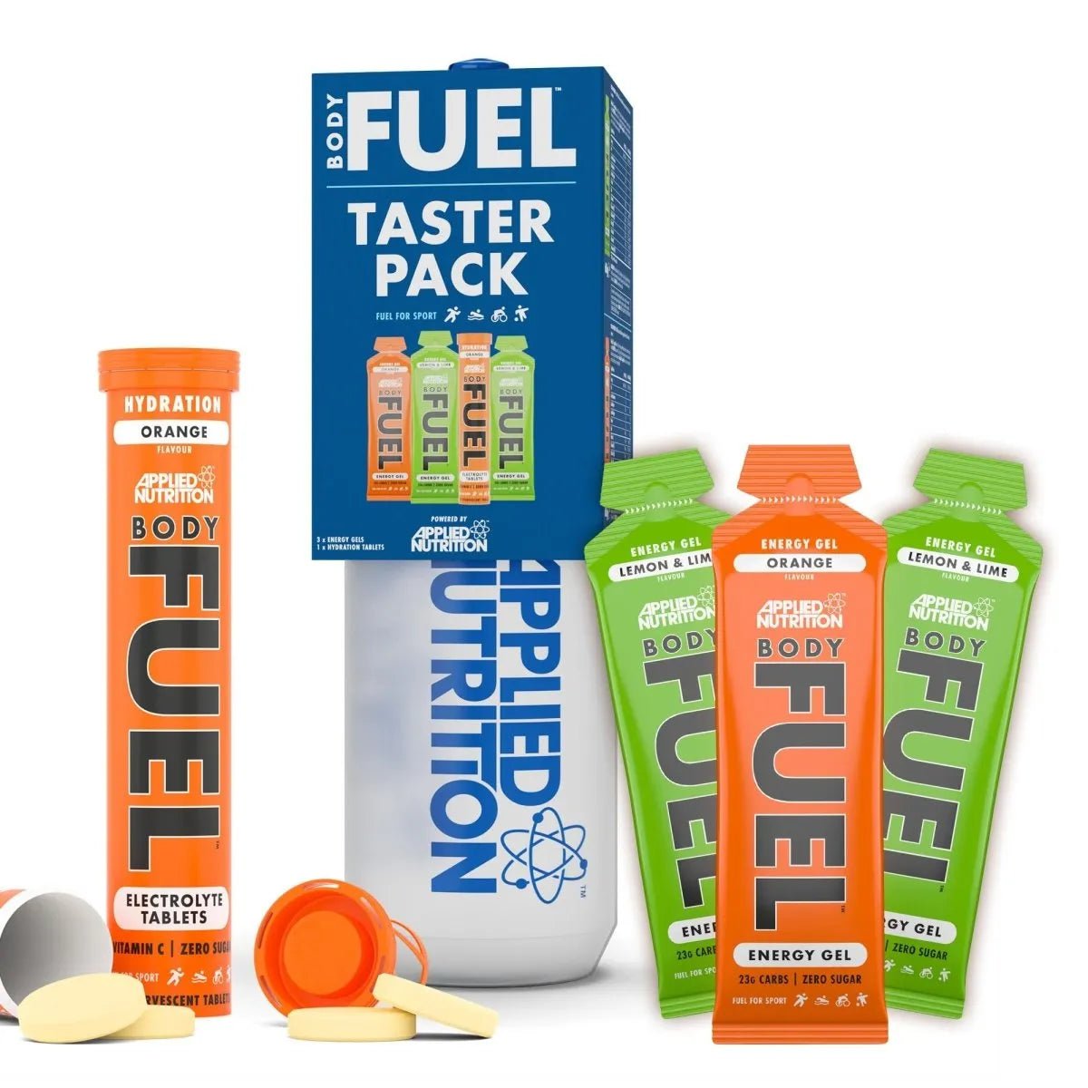 Applied Nutrition BodyFuel Taster Pack kit endurance gels