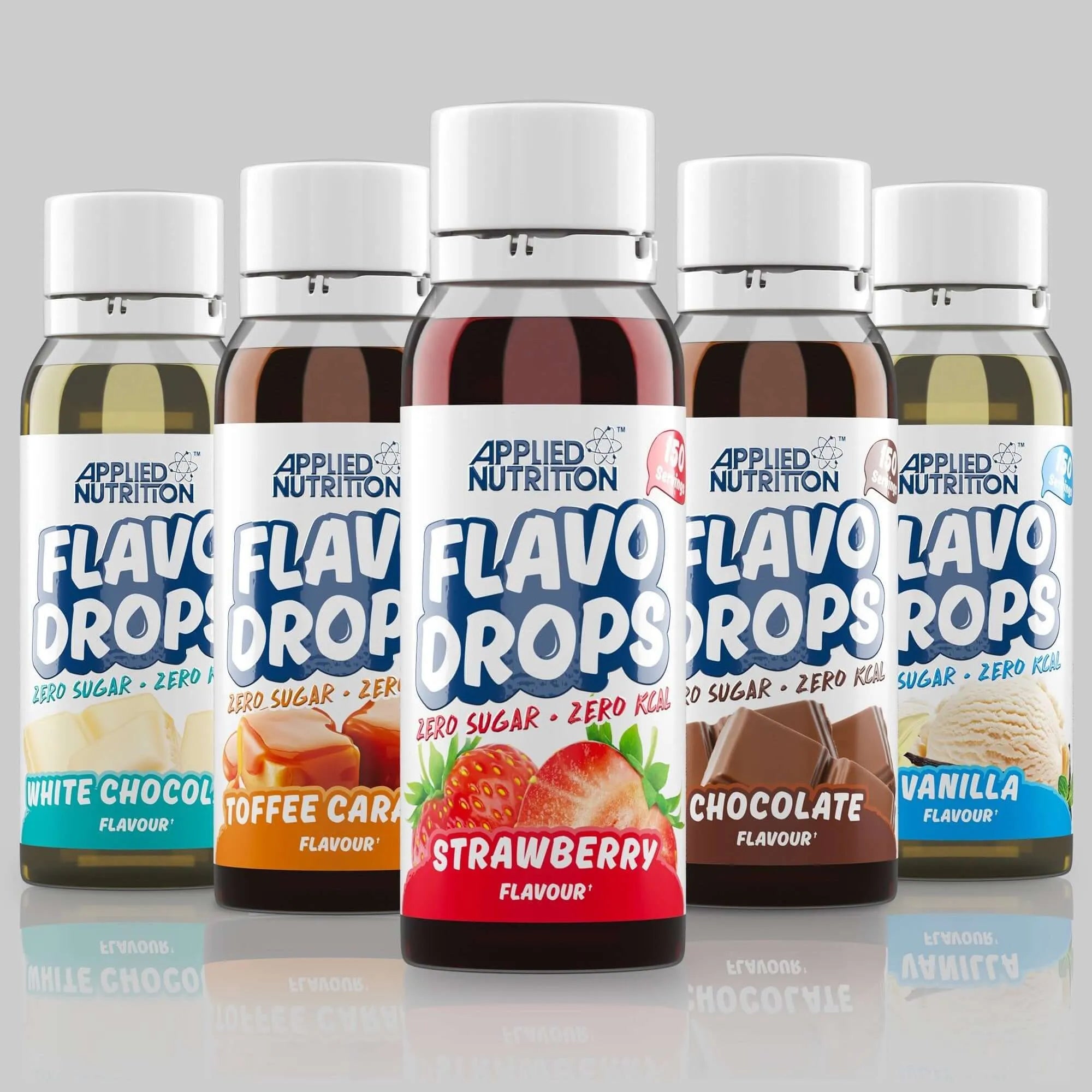 Applied Nutrition Flavo Drops arôme vanille zéro calorie zéro sucre