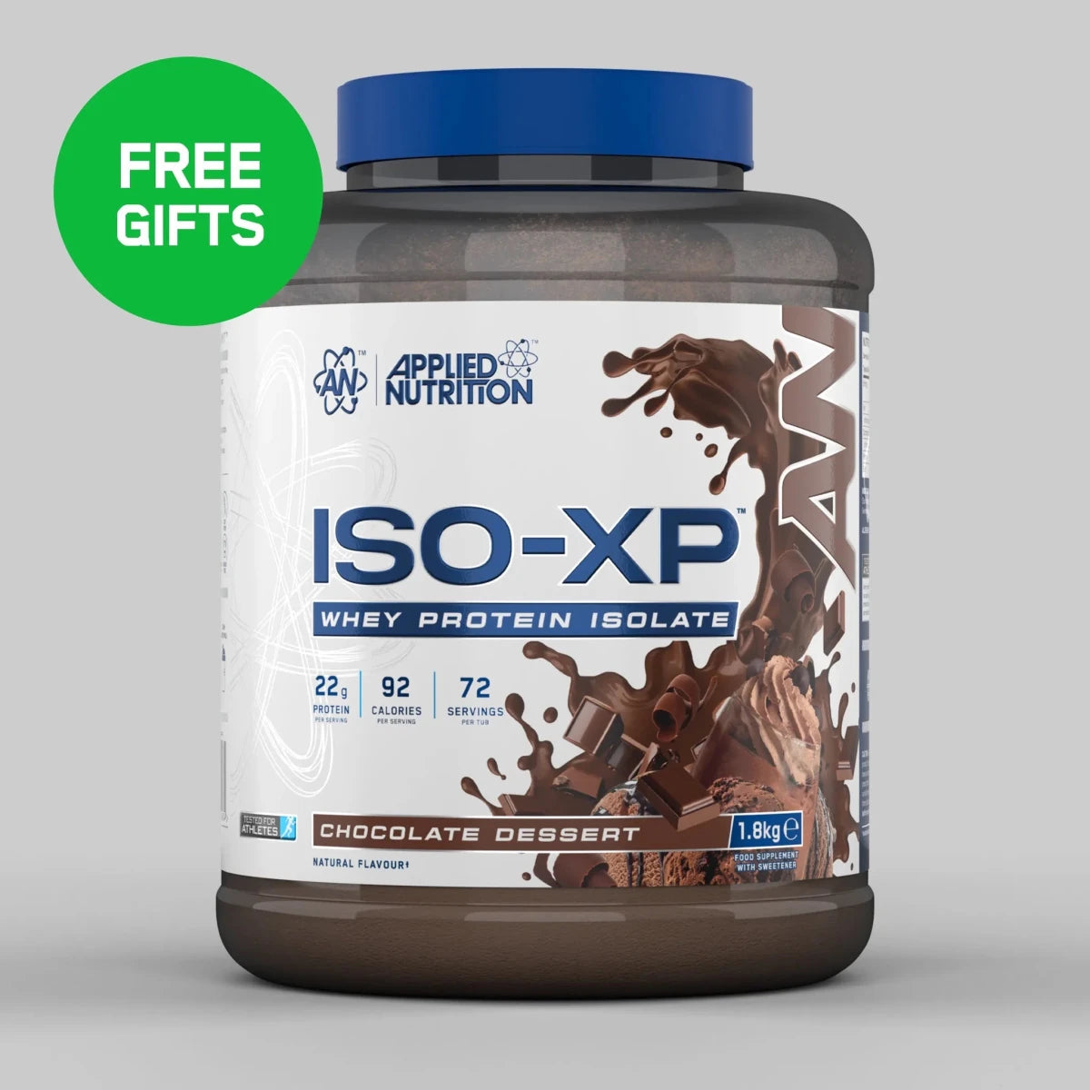 Applied Nutrition ISO-XP whey isolate chocolat dessert 450g muscle