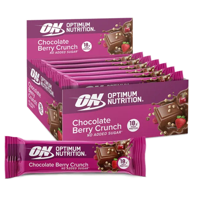 Optimum Nutrition Protein Bars Barre Chocolat Berry 55g 18g