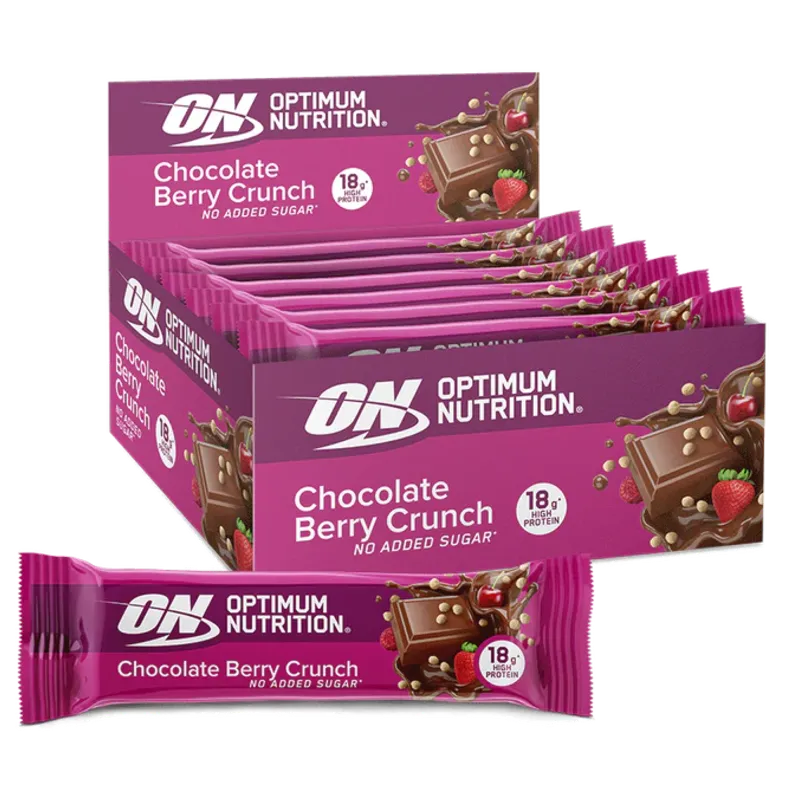 Optimum Nutrition Protein Bars Barre Chocolat Berry 55g 18g