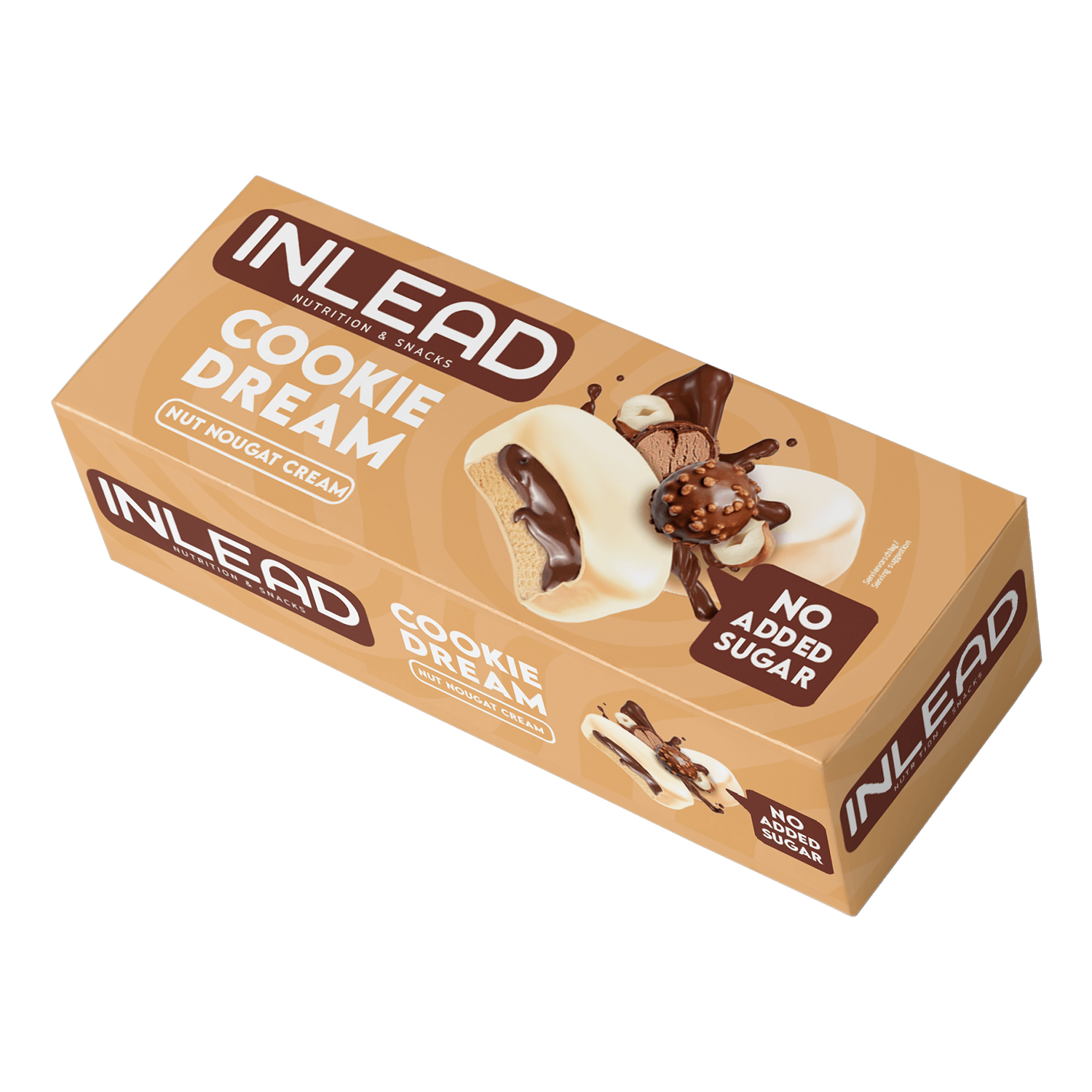 Inlead Protein Snacks Cookie Dream 128 g Nut Nougat Cream