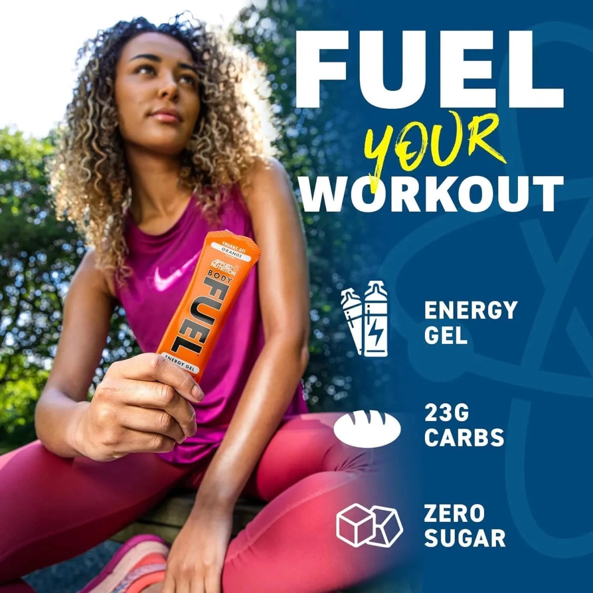 Applied Nutrition BodyFuel gel énergie Berry Blast 20 gels
