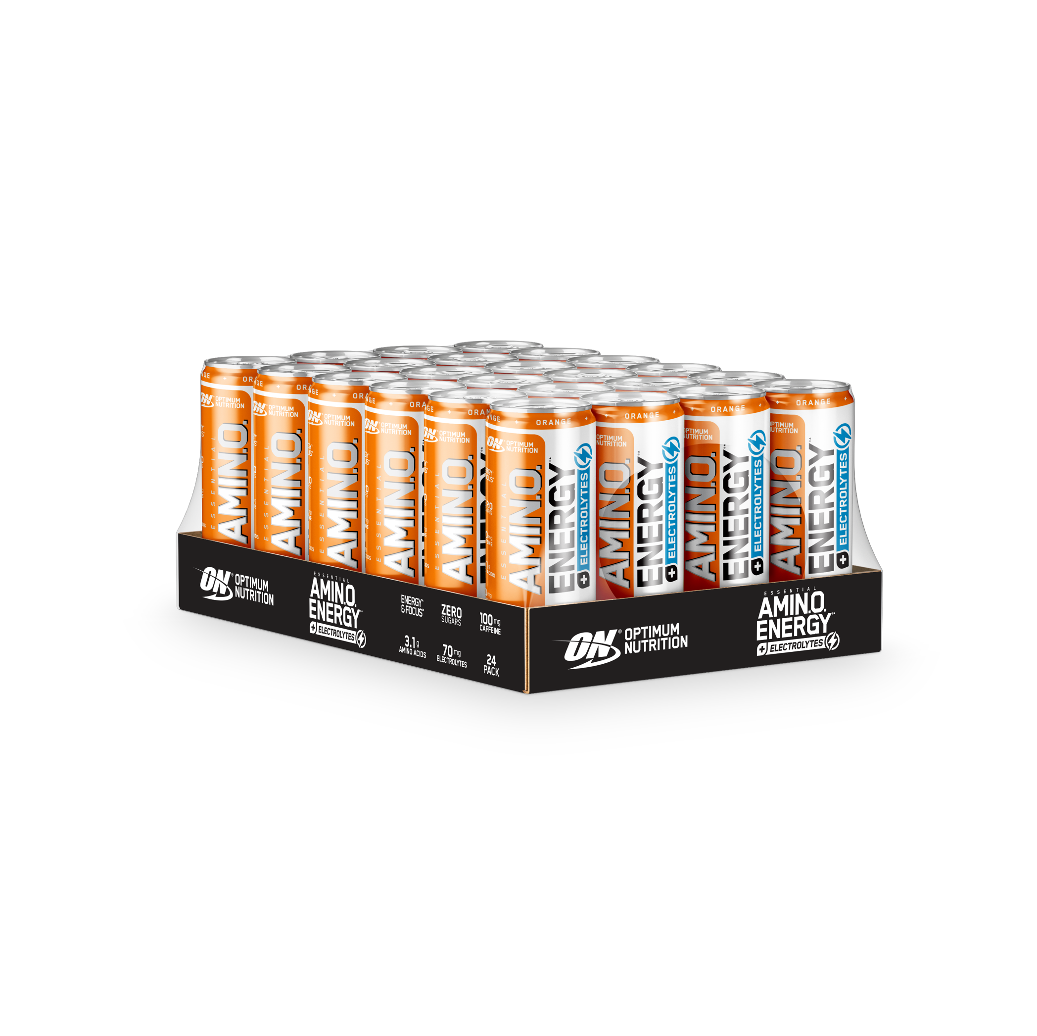 Optimum Nutrition Amin.o Energy canette orange 250 ml caféine