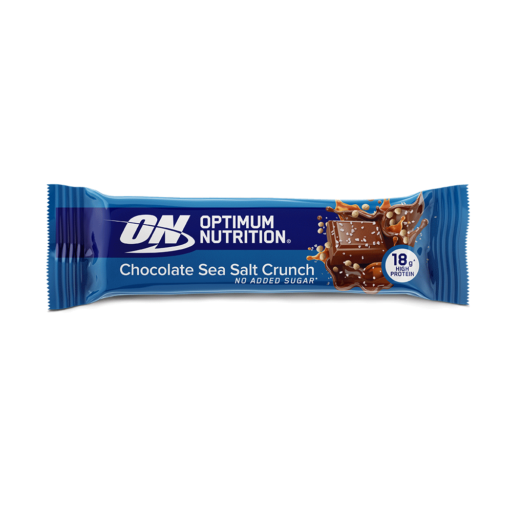 Optimum Nutrition Protein Bars Barre Chocolat Sea Salt 55g 18g