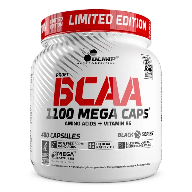Olimp BCAA 1100 Mega Caps acides aminés 400 gélules