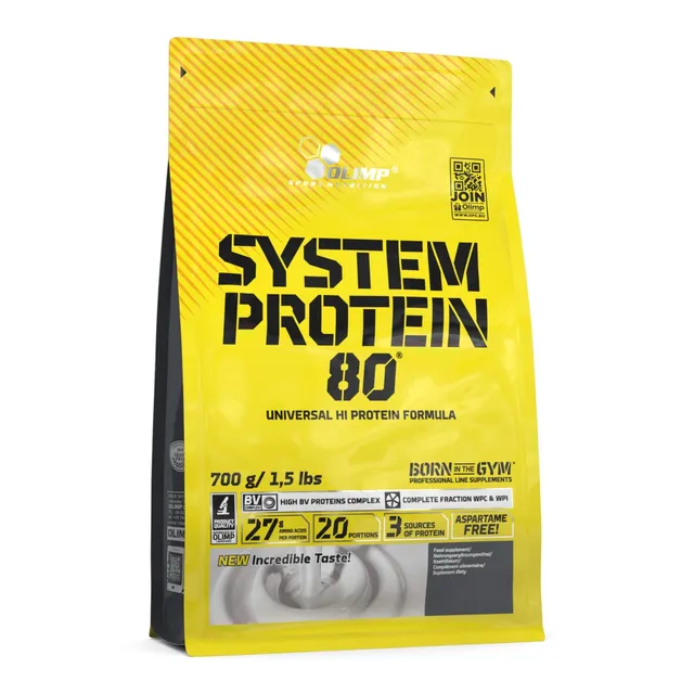 Olimp System Protein 80 protéine 700 g masse musculaire