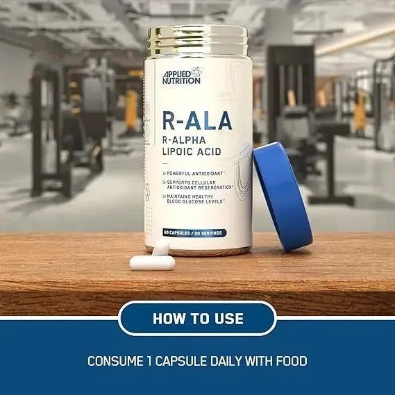 Applied Nutrition R-ALA gélules acide alpha-lipoïque 60 gélules