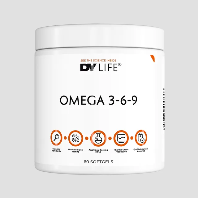 DY Nutrition DY Life oméga 3-6-9 60 gélules marin