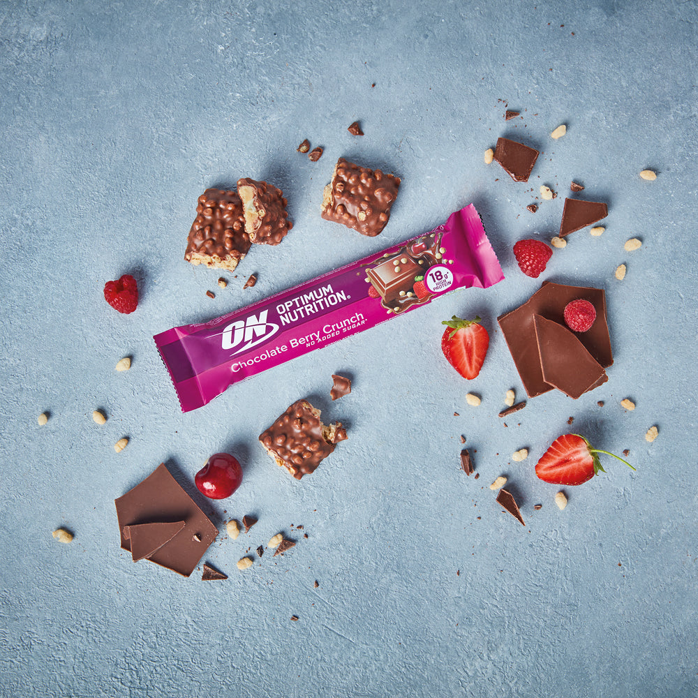Optimum Nutrition Protein Bars Barre Chocolat Berry 55g 18g