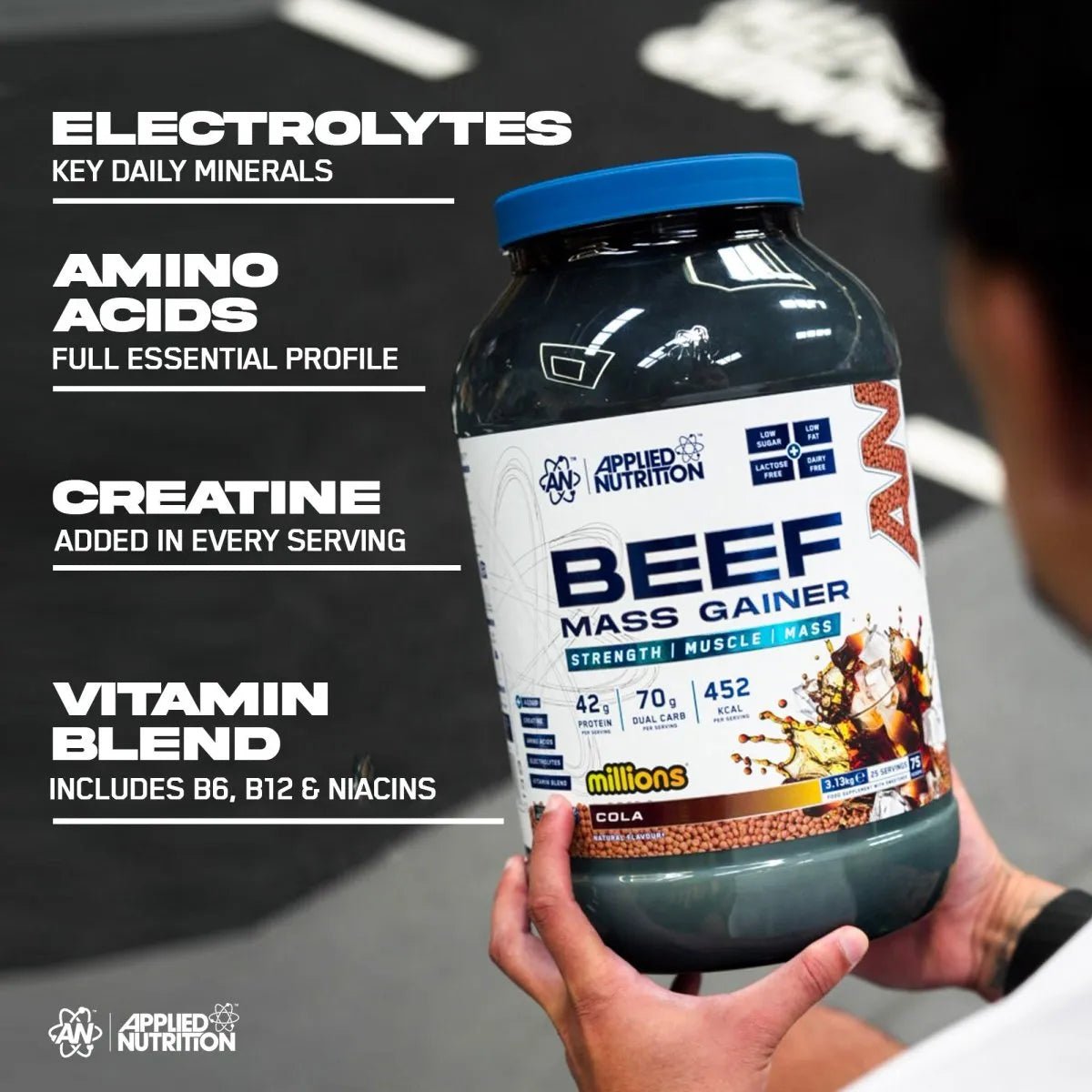 Applied Nutrition Beef Mass Gainer Tropical Vibes 3,13 kg 42g