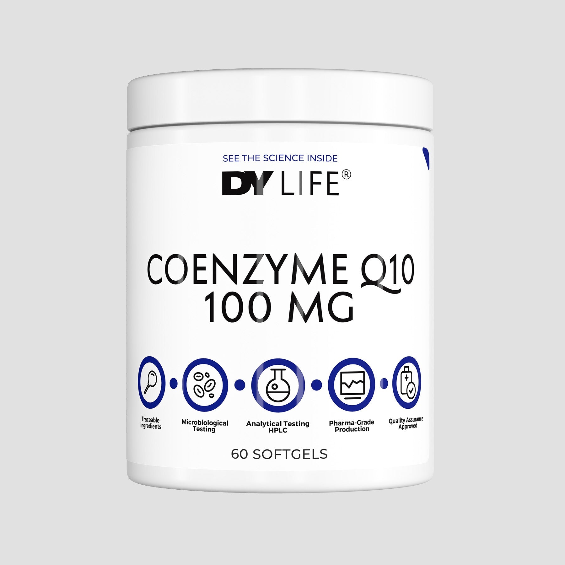 DY Life Coenzyme Q10 100 mg Gélules 60 Capsules Énergie