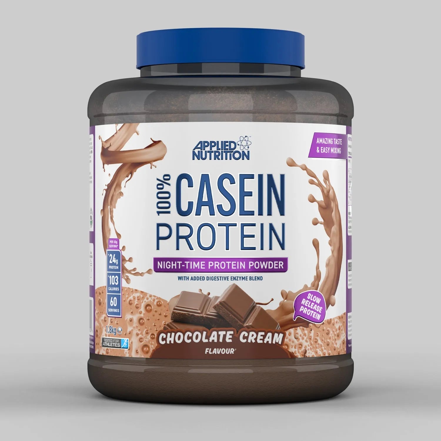 Applied Nutrition 100% Casein poudre chocolat 900g nuit