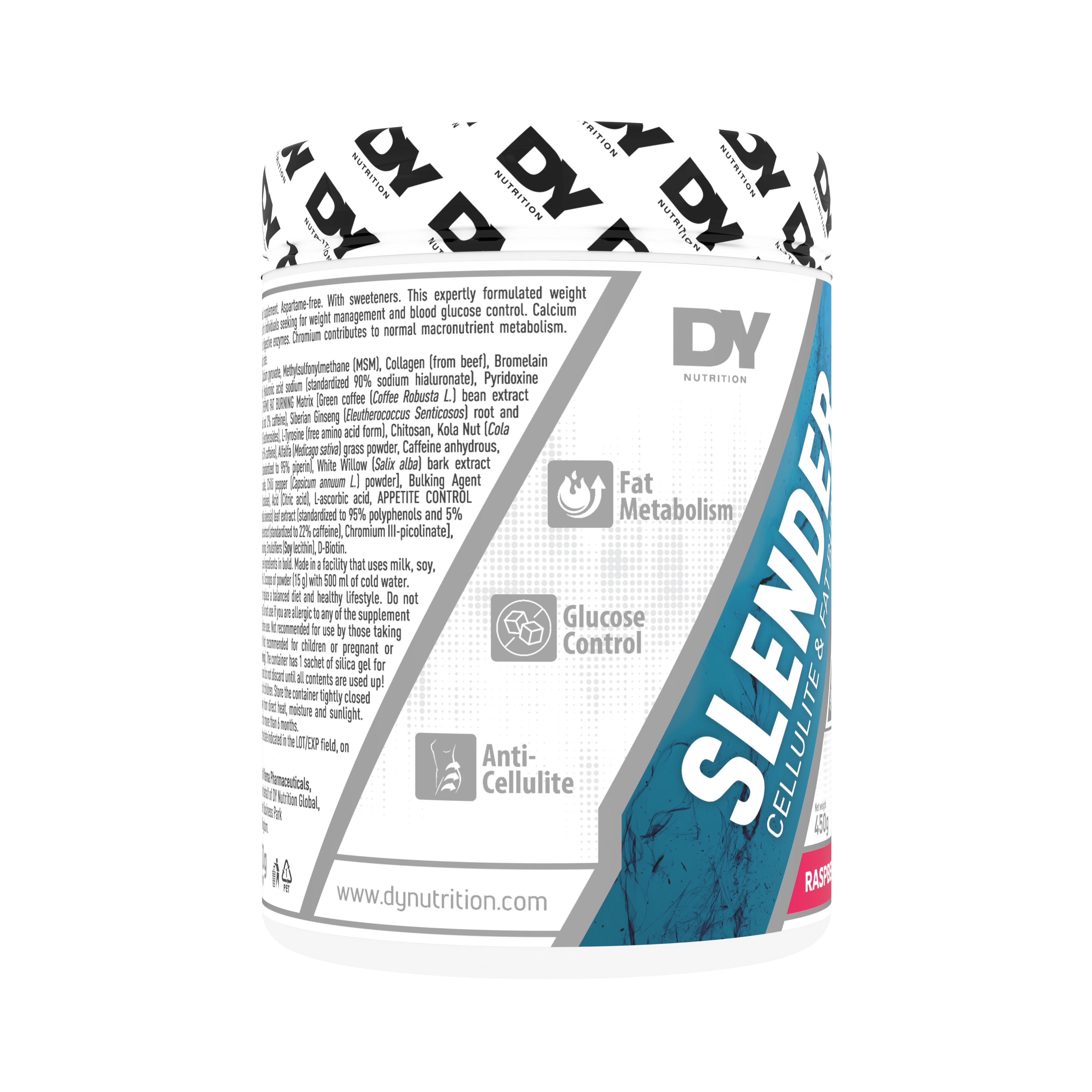 DY Nutrition Slender Brûle-Graisse 450g fraise 30 doses