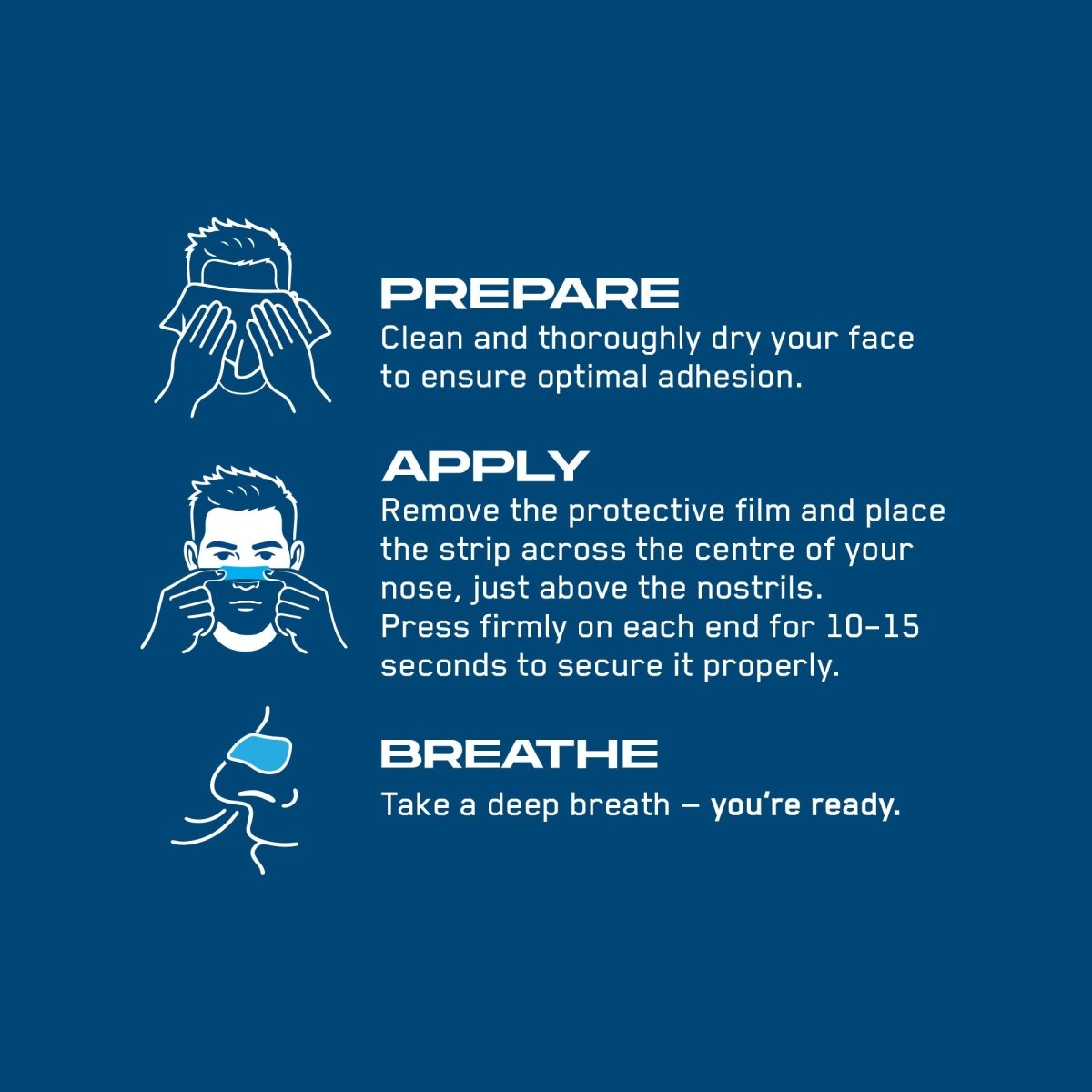 Applied Nutrition Performance patch nasal respiration