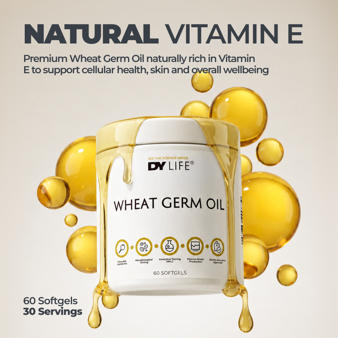 DY Nutrition DY Life huile germe de blé 60 softgels vitamine E