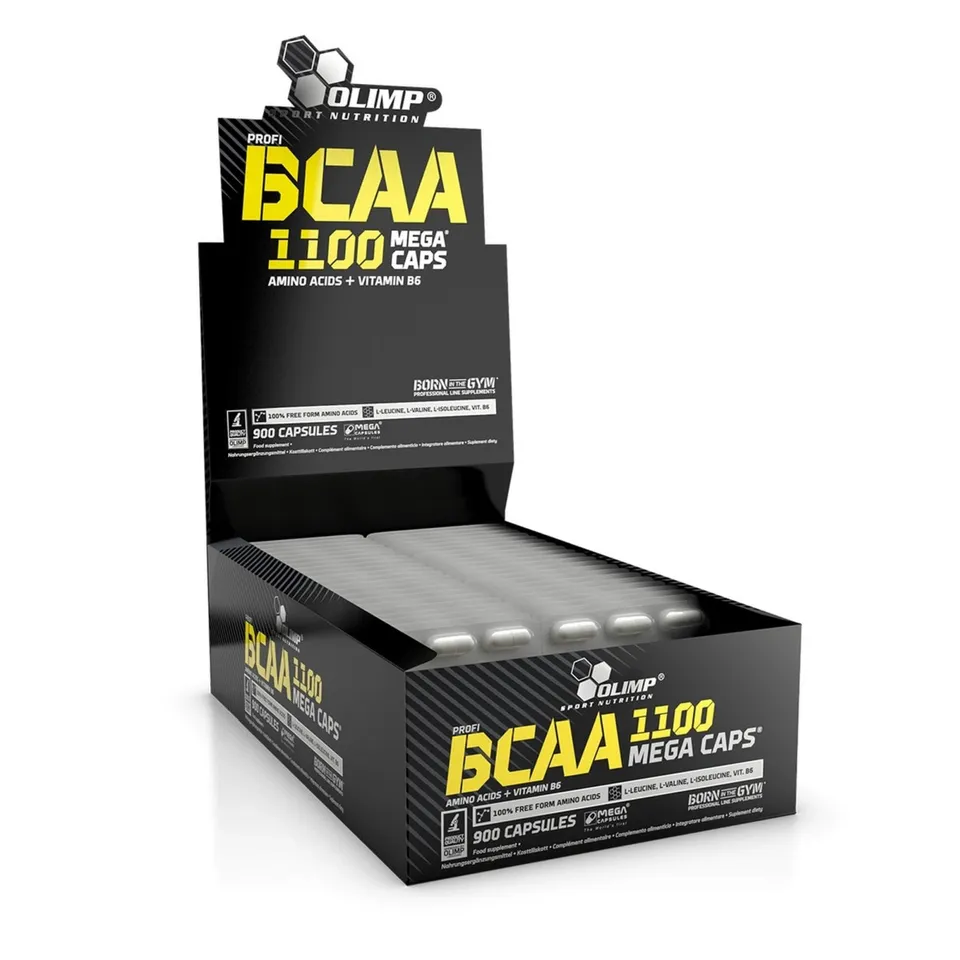 Olimp BCAA 1100 Mega Caps BCAA 30 gélules musculation