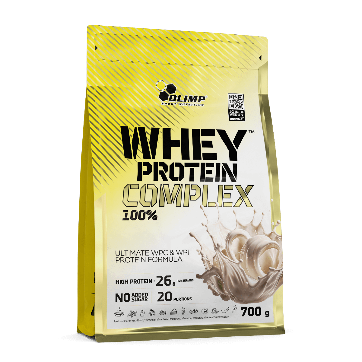 Olimp Whey Protein Complex 100% whey 700 g concentré isolat