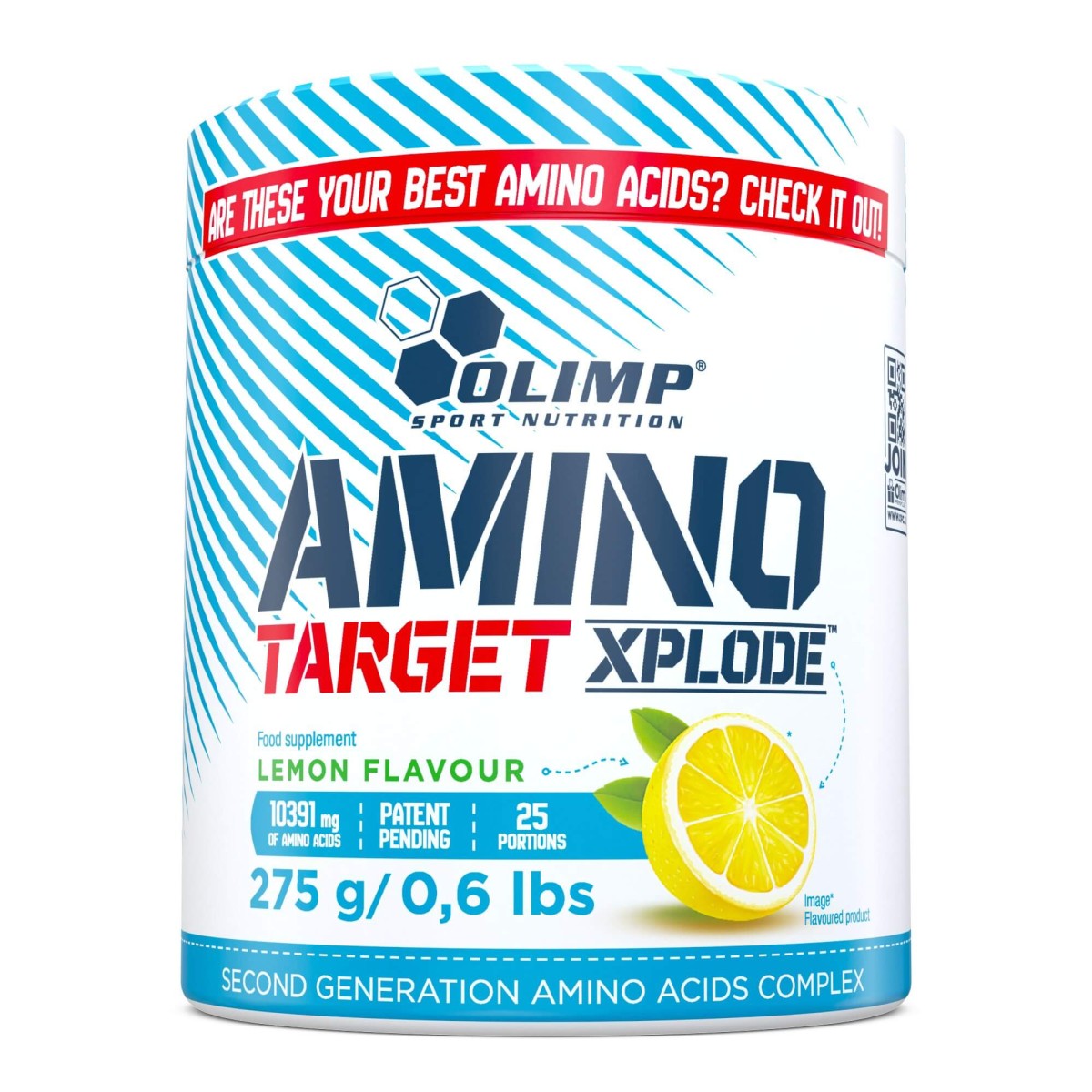 Olimp Amino Target Xplode poudre 275 g entraînement
