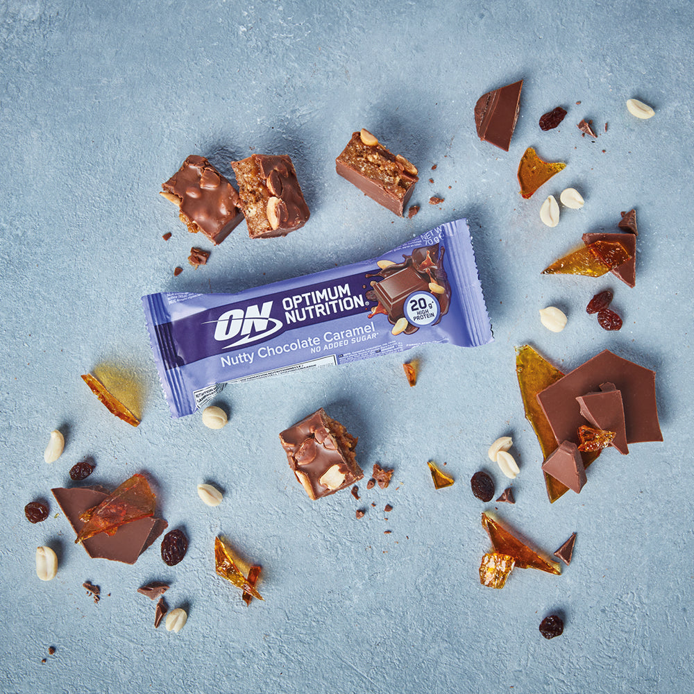 Optimum Nutrition Protein Bars barre protéinée 70 g nutty chocolate caramel 20g