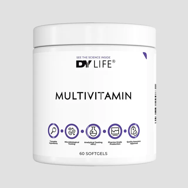 DY Life Multivitamines Gélules 60 Capsules Énergie-Immunité
