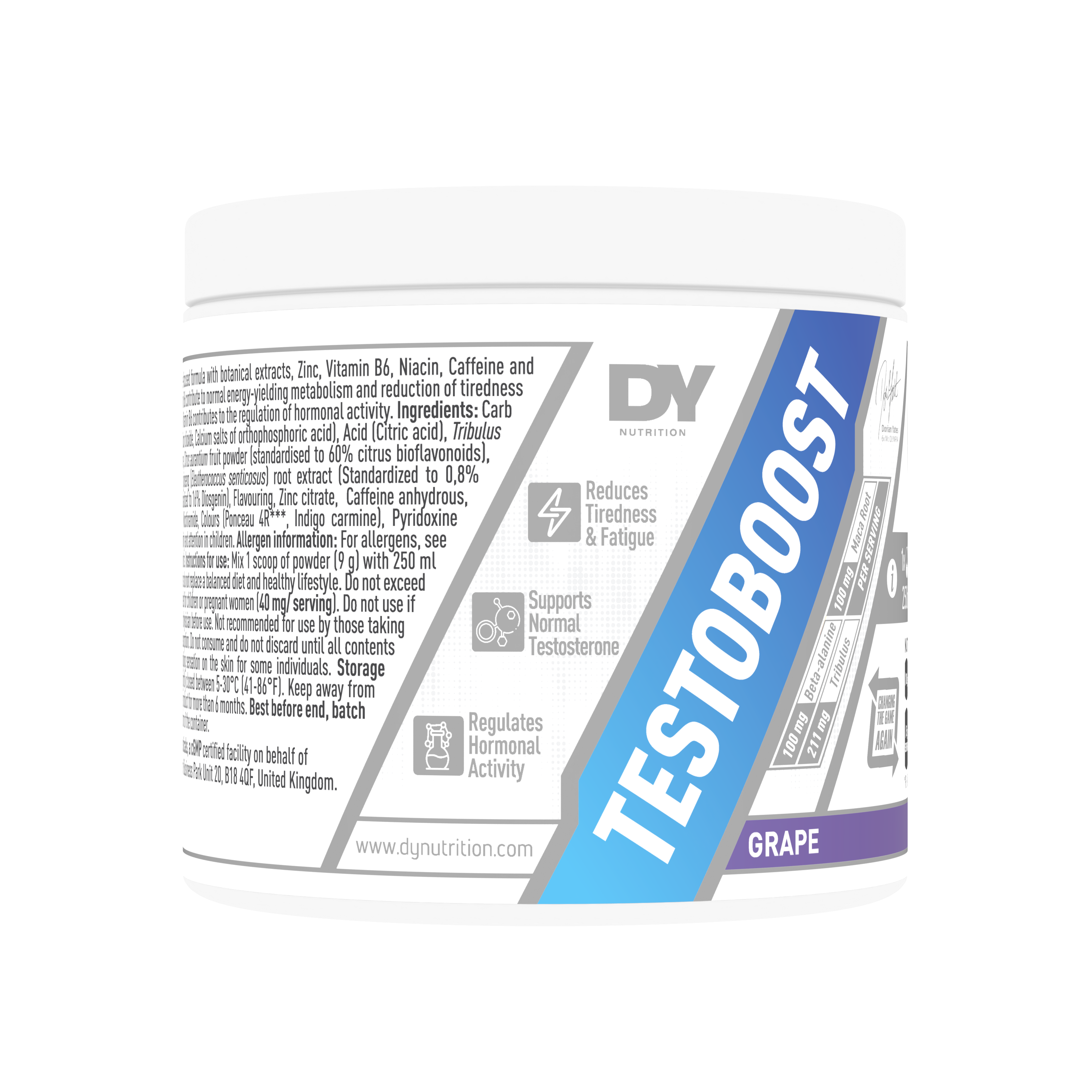 Metabolic Testoboost DY Nutrition booster testo tribulus maca