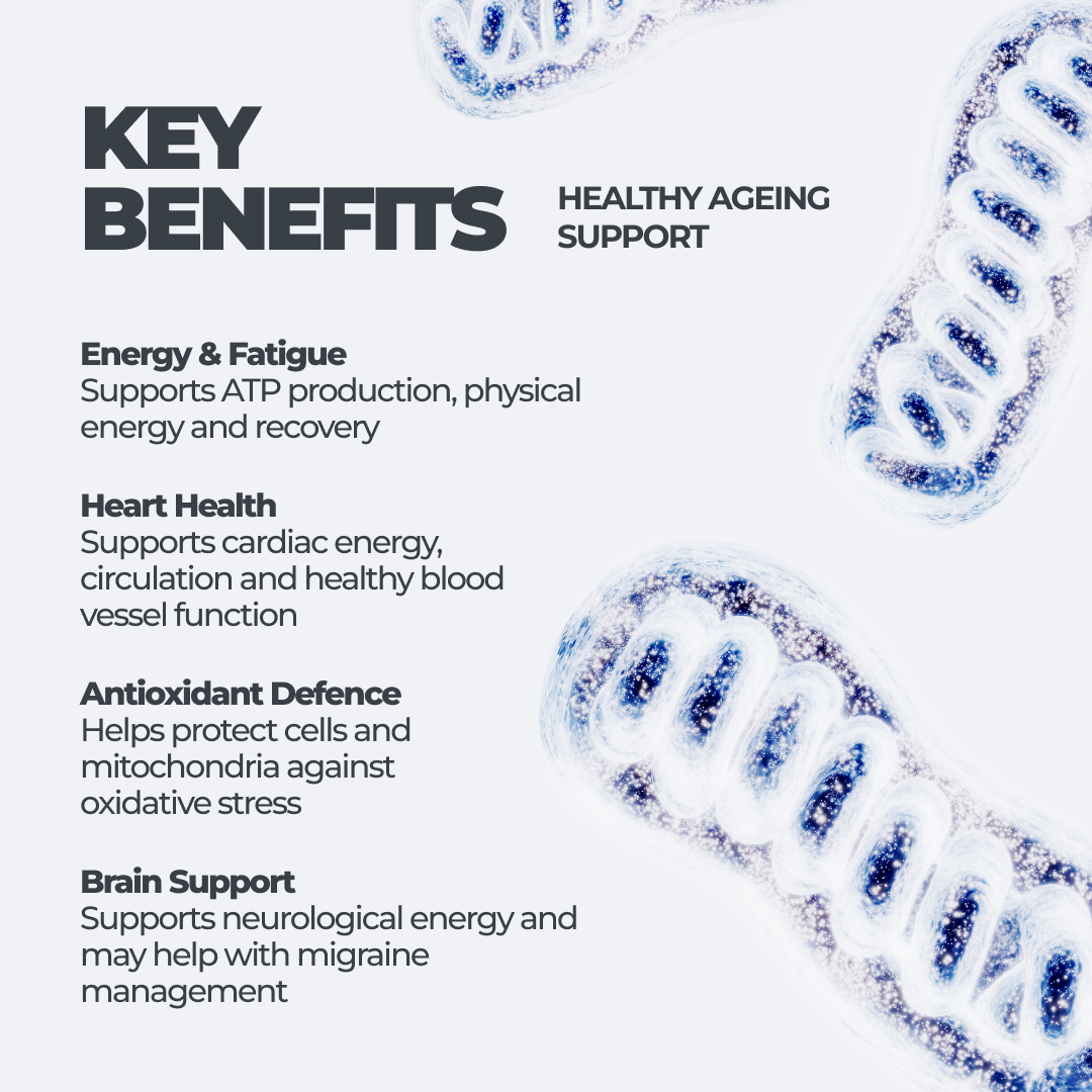DY Nutrition DY Life coenzyme Q10 200 mg 60 softgels énergie