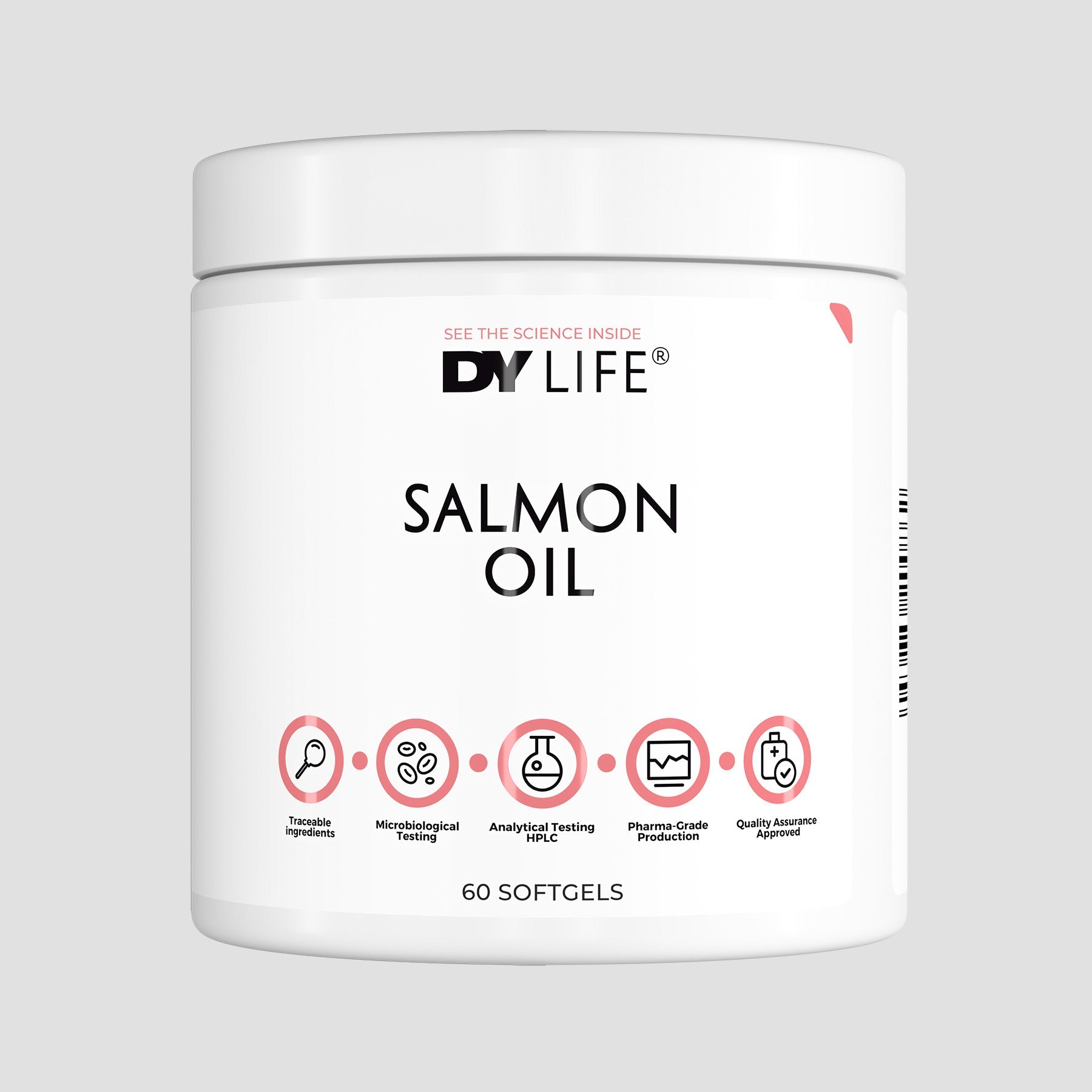 DY Life Salmon Oil oméga-3 60 softgels huile de saumon