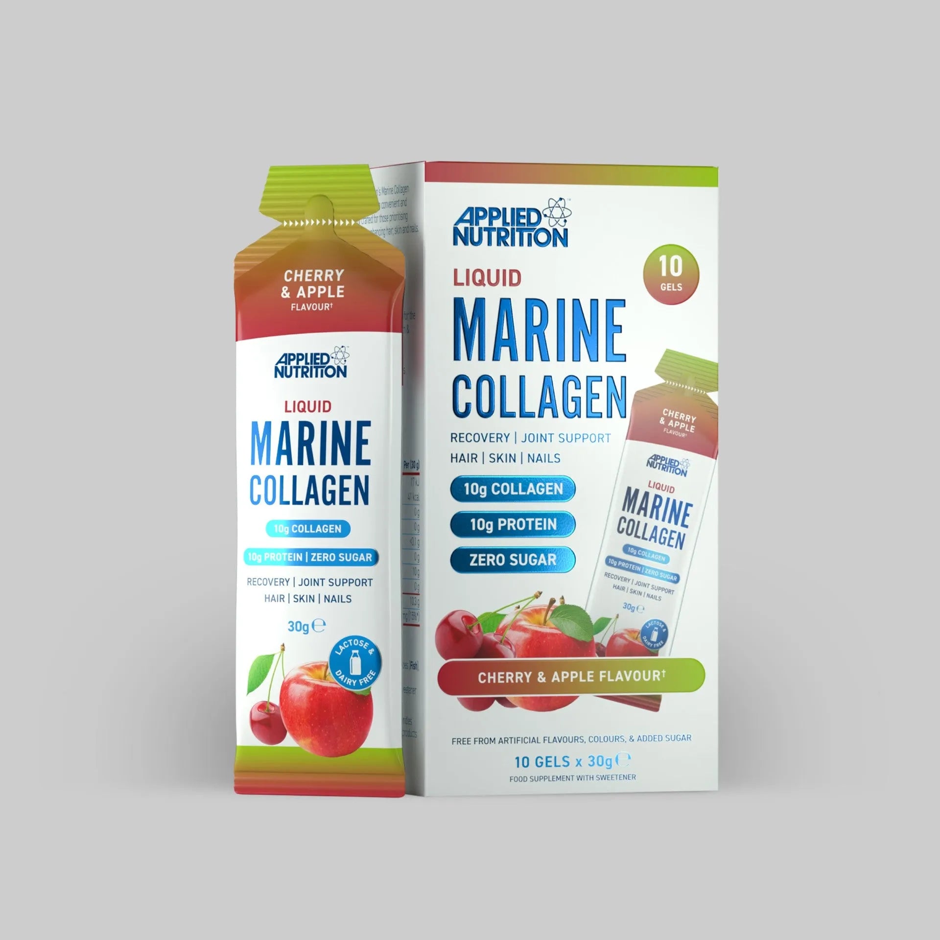 Applied Nutrition Collagen marin liquide pêche tropicale 10 doses