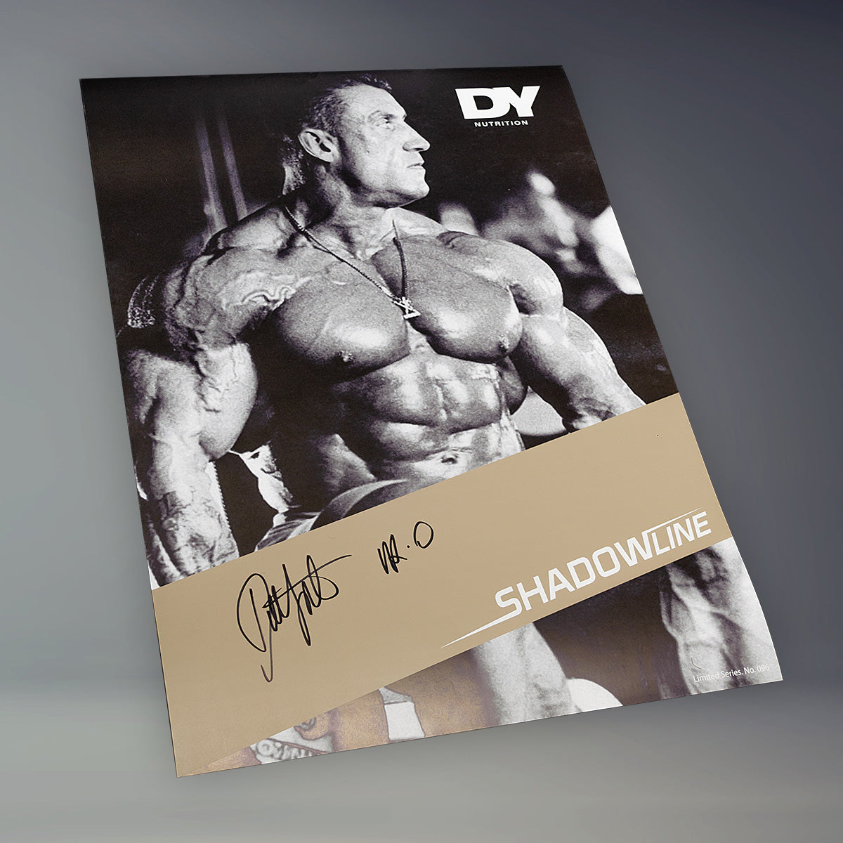 DY Nutrition Dorian Yates poster signé B 50x70cm