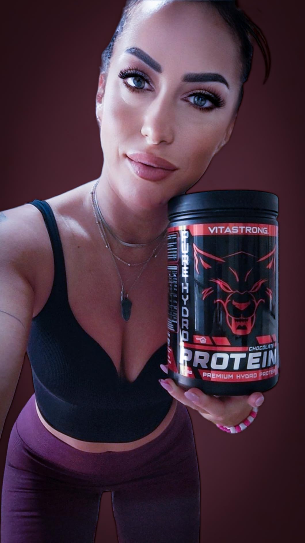 Vitastrong Protéines Whey Isolate chocolat Optipep sans gluten