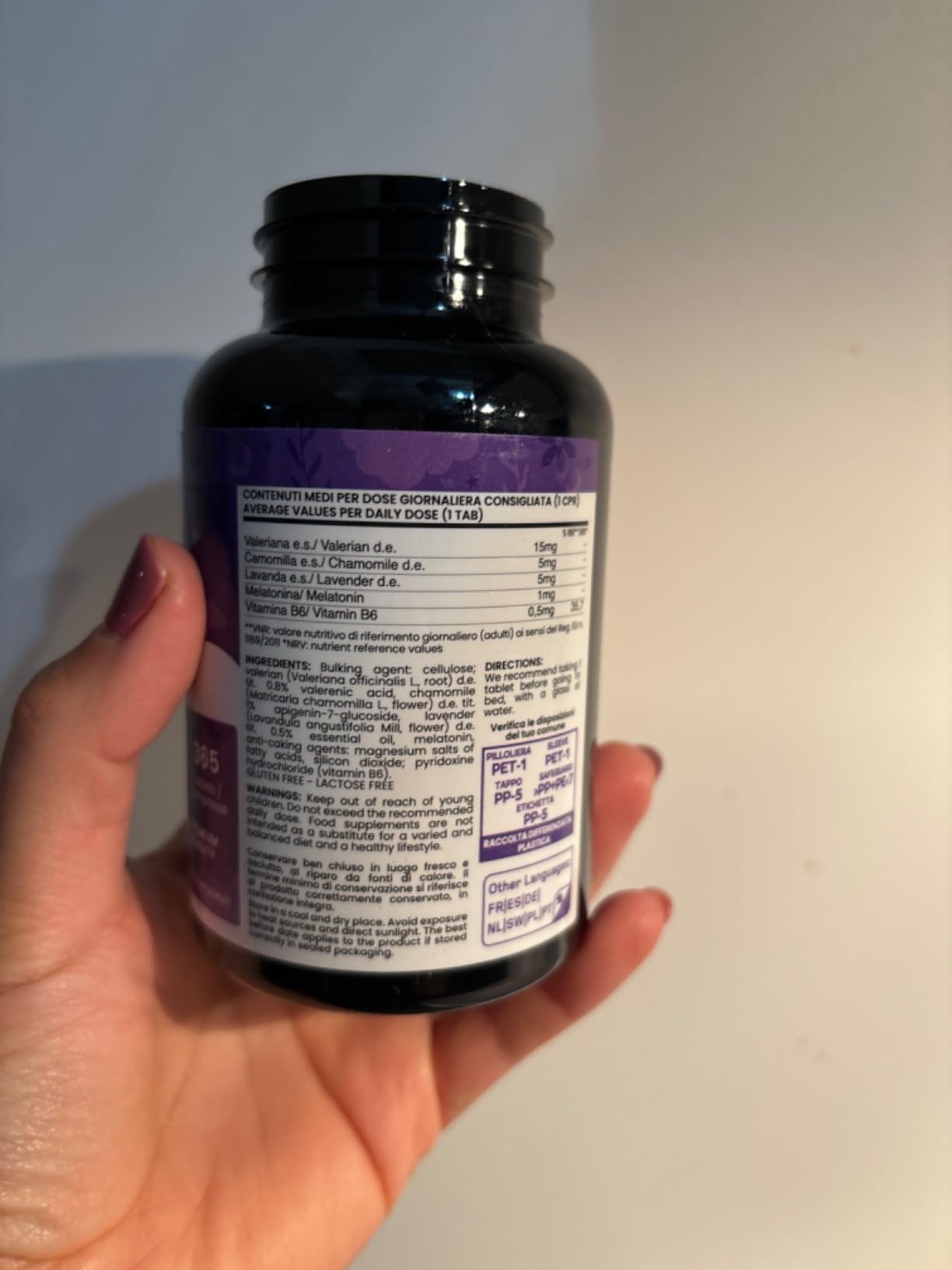 Vitastrong Sommeil Melatonine Complex 1mg 365 micro-comprimés