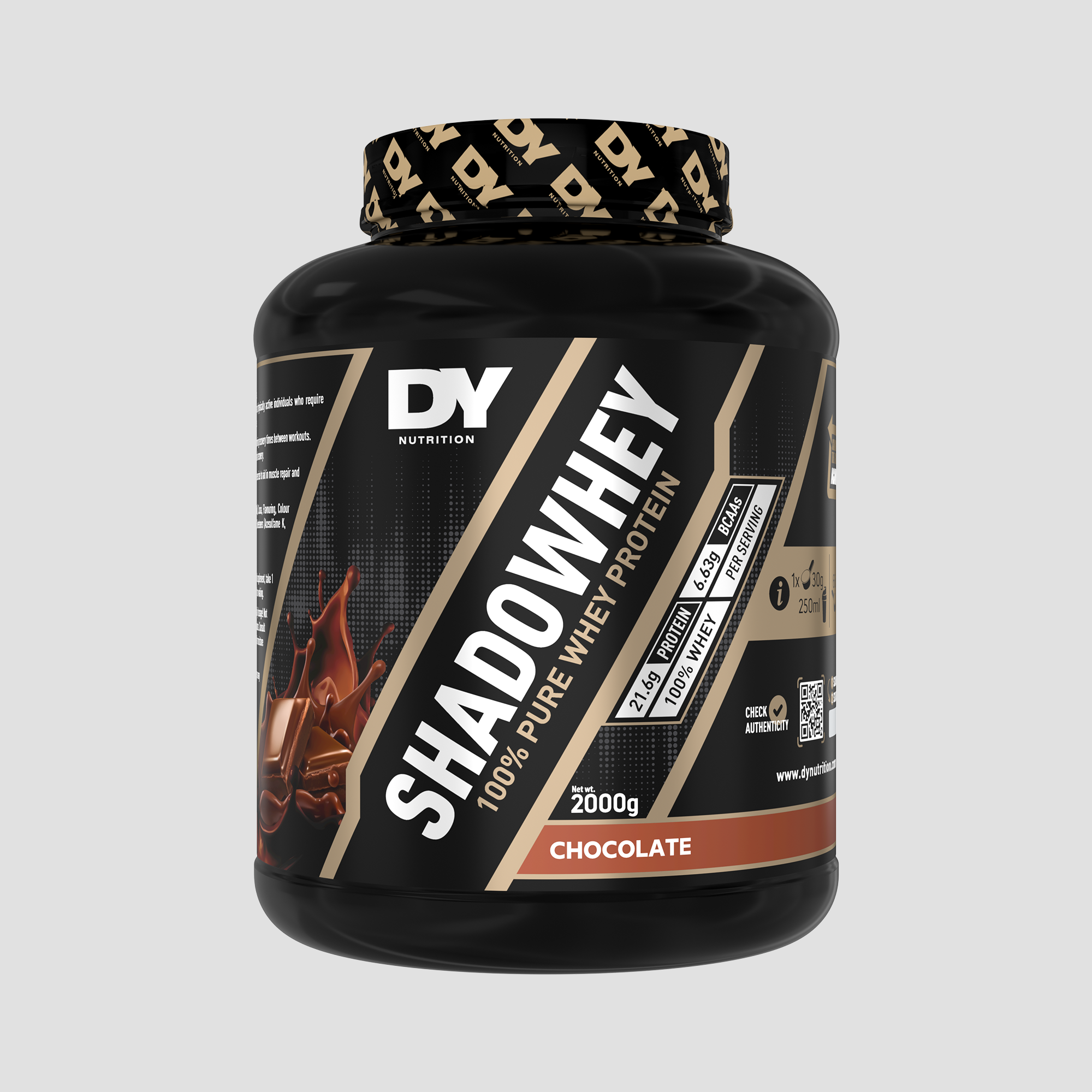 DY Nutrition Shadowhey 100% Pure Whey protéine 22,8 g chocolat