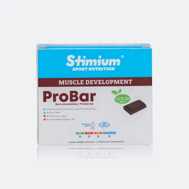 Stimium ProBar barre protéinée chocolat x5 sans sucre