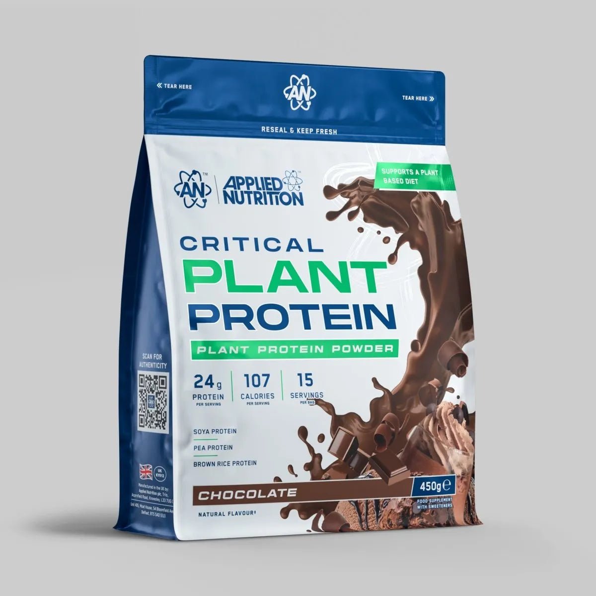 Applied Nutrition Critical Plant Protein chocolat 1,8 kg