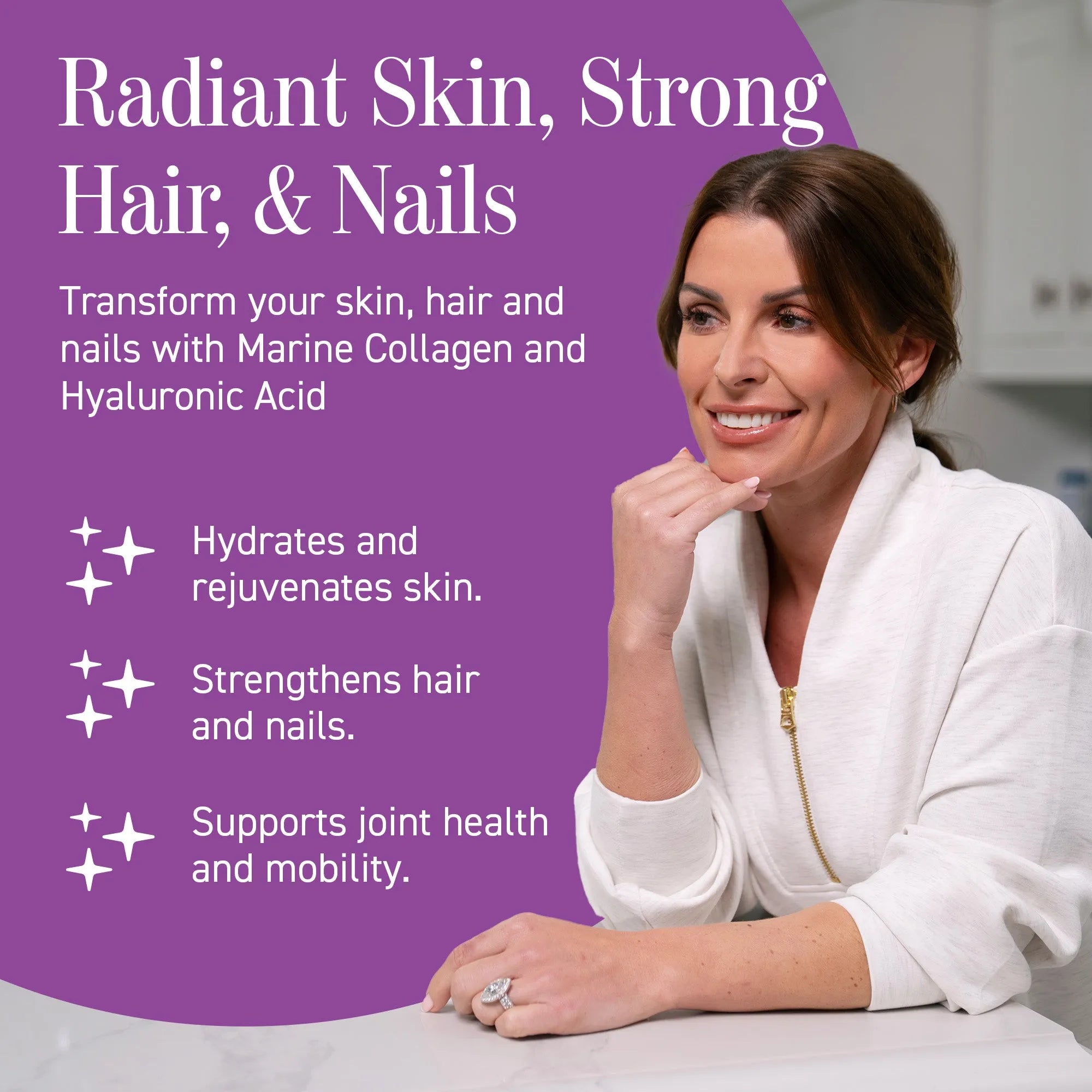 Coleen Rooney Marine Collagen collagène marin fraise 14 sticks