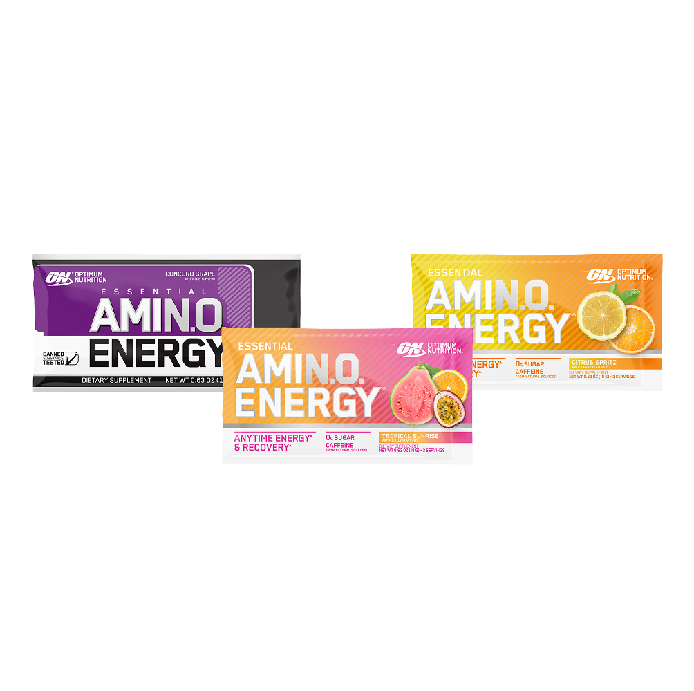 Optimum Nutrition Jet Lag Travel Pack Pré-Workout Voyage Caféine