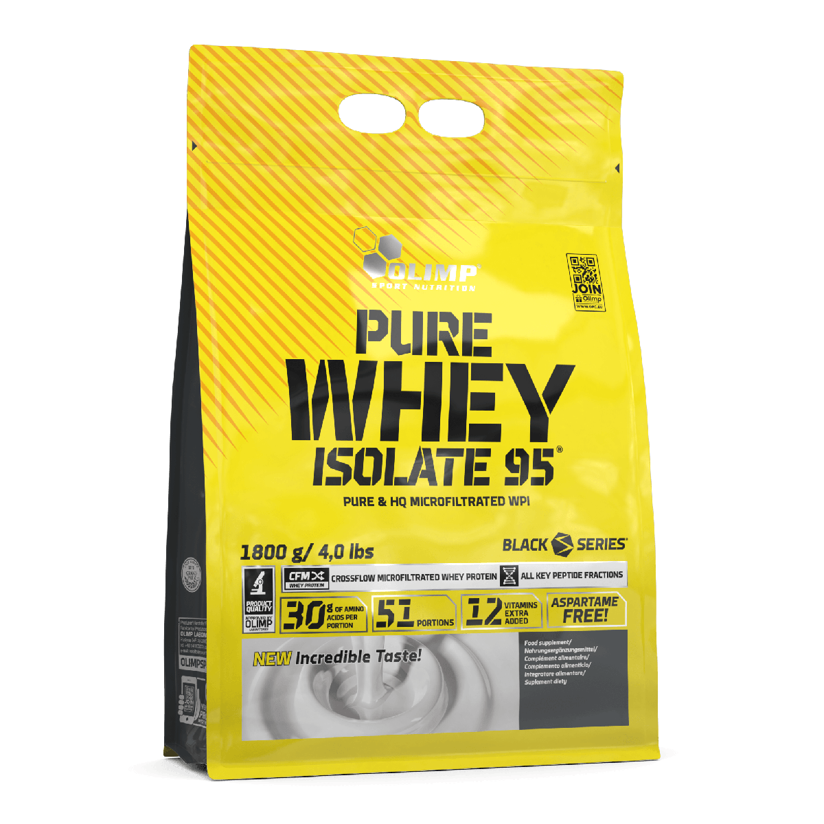 Olimp Pure Whey Isolate 95 protéine isolate 1800 g