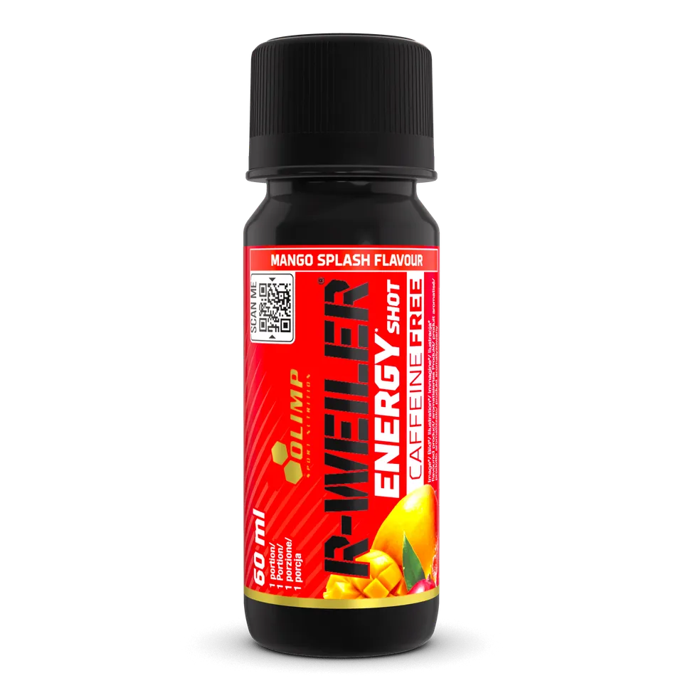 Olimp R-Weiler Energy Shot pré-workout 60 ml mango