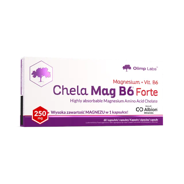 Olimp Chela-Mag B6 Forte Mega Caps magnésium 60 gélules