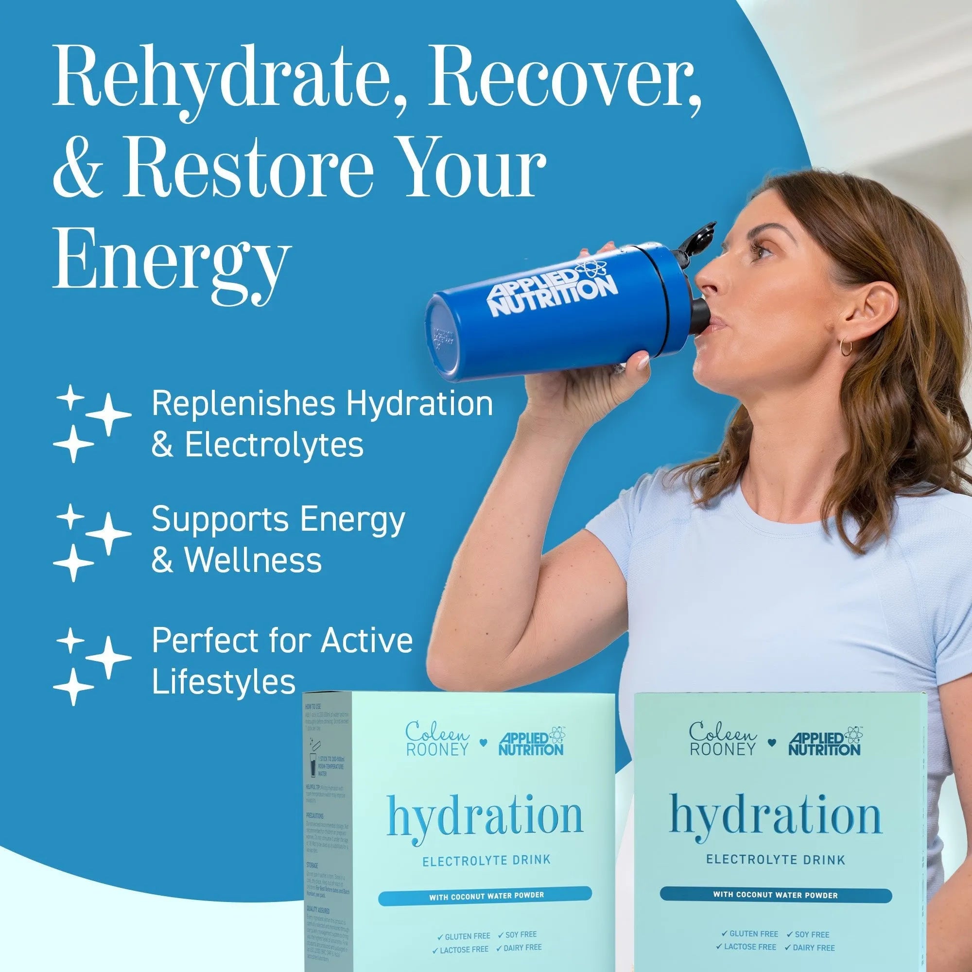 Applied Nutrition Coleen Hydration poudre Citrus 14 sachets