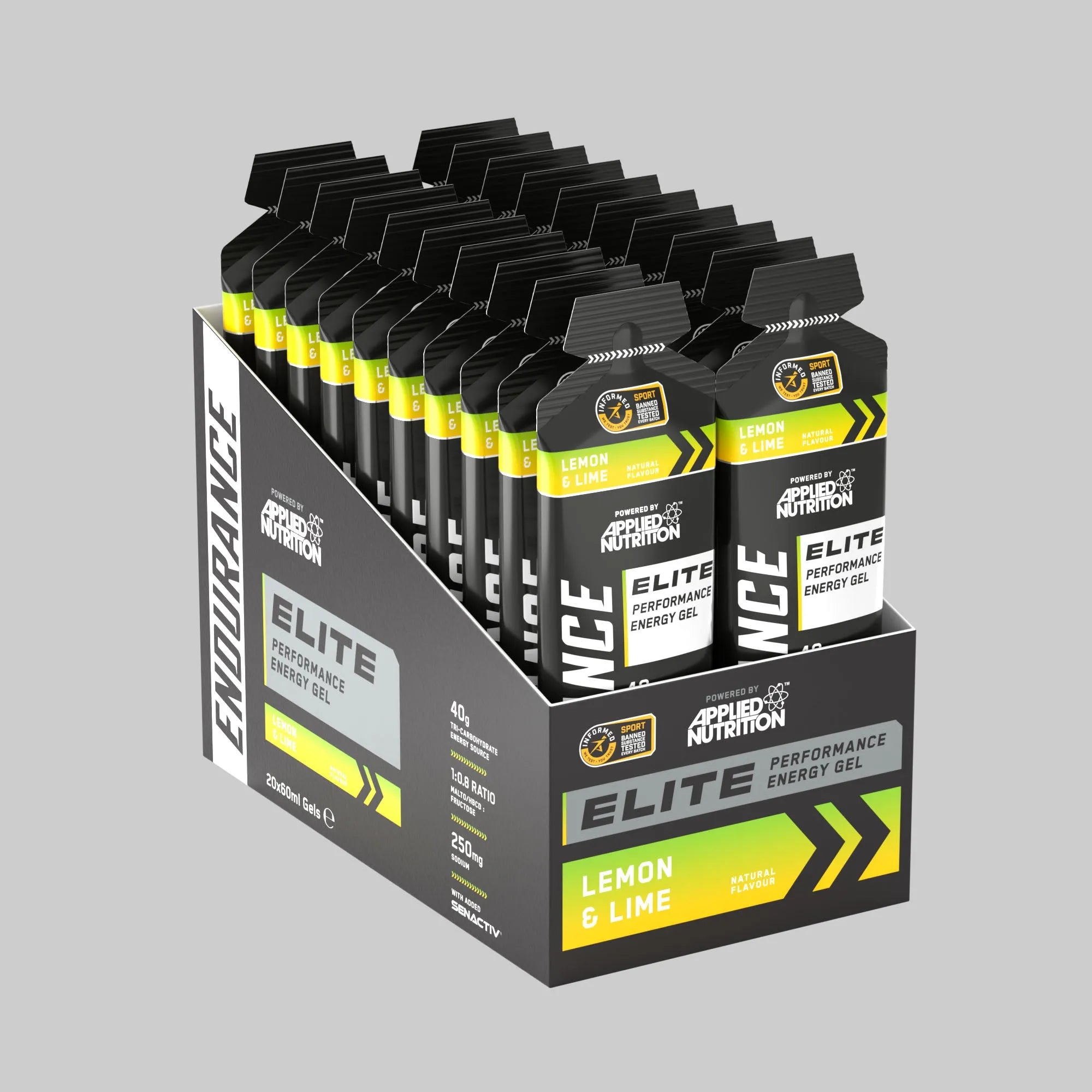 Applied Nutrition Endurance Gel Énergie Orange Burst 40g