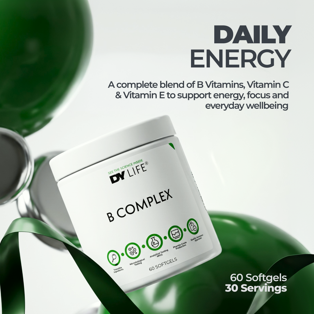 DY Nutrition DY Life B Complex vitamines B 60 softgels énergie