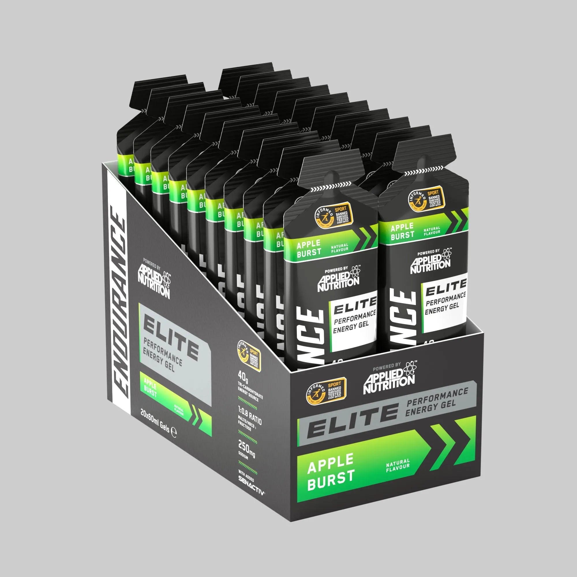 Applied Nutrition Endurance Gel Énergie Orange Burst 40g