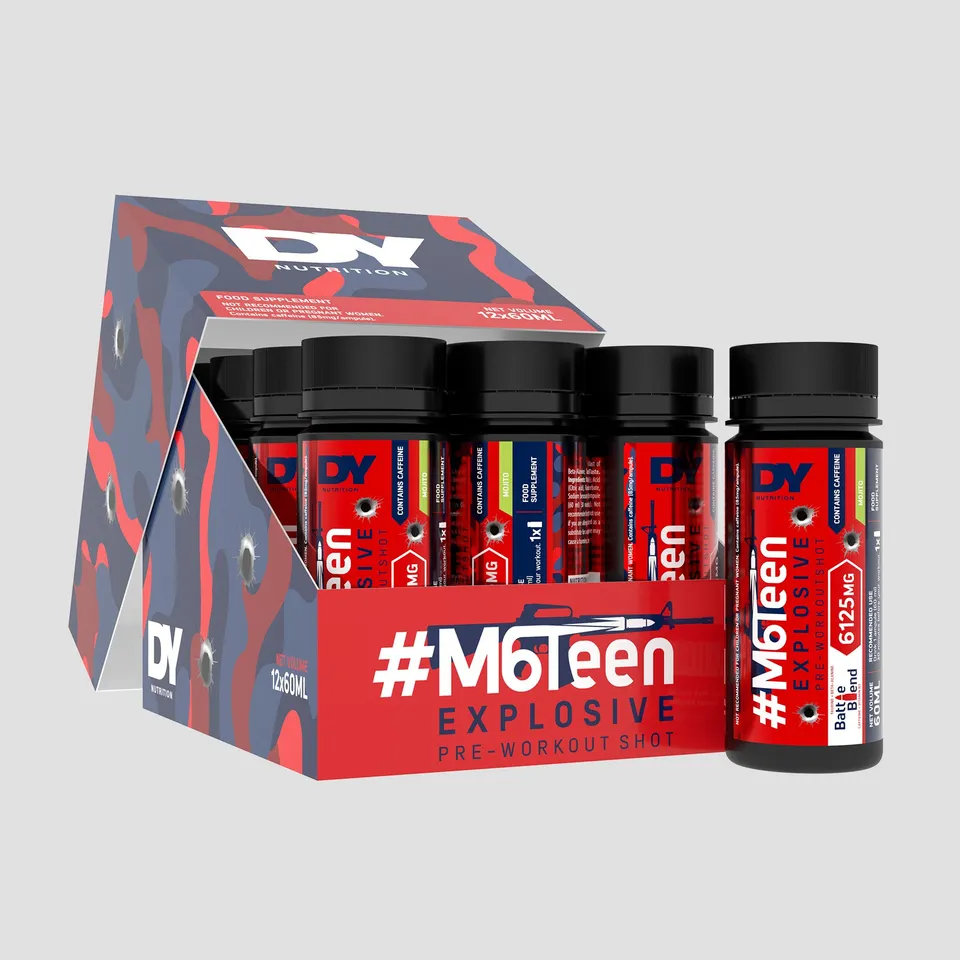DY Nutrition M6Teen Pré-Workout 12x60ml pêche